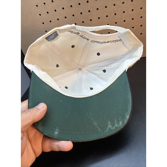 Coed Naked Auto Racing Hat Snapback Vintage 90's White Poly/Wool trucker - Picture 8 of 10